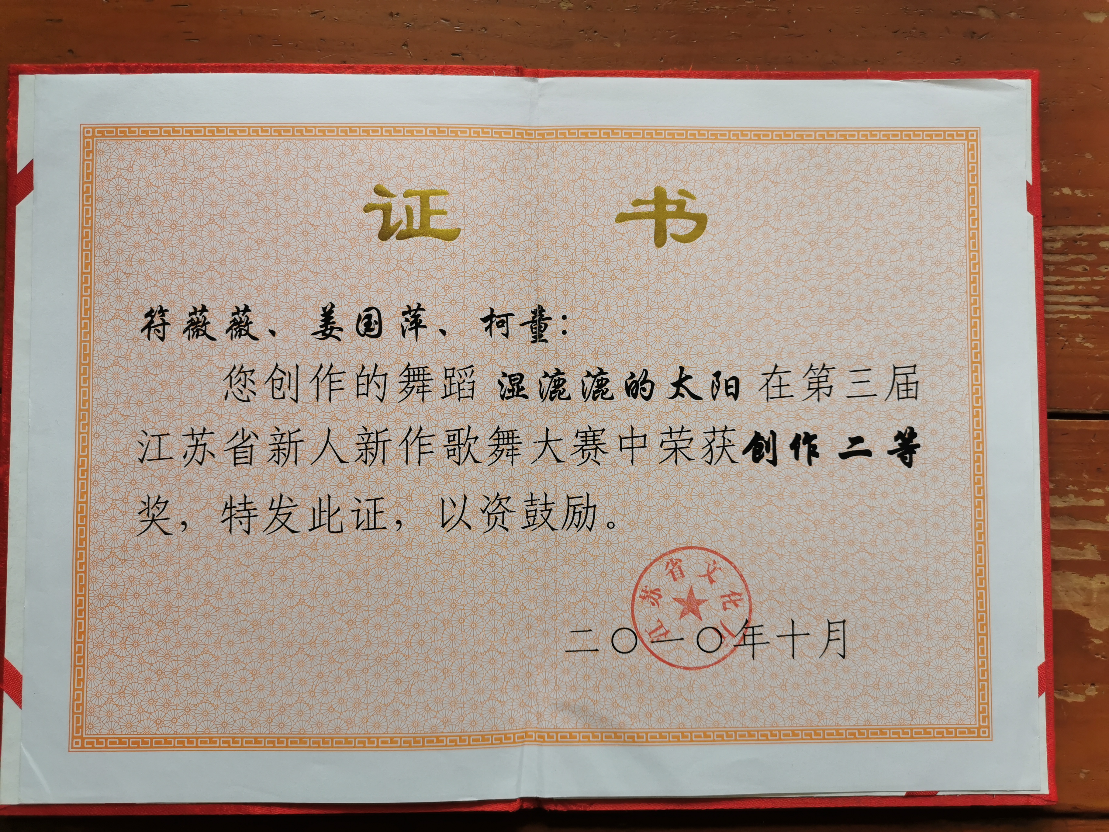 2010 湿漉漉的太阳  江苏省